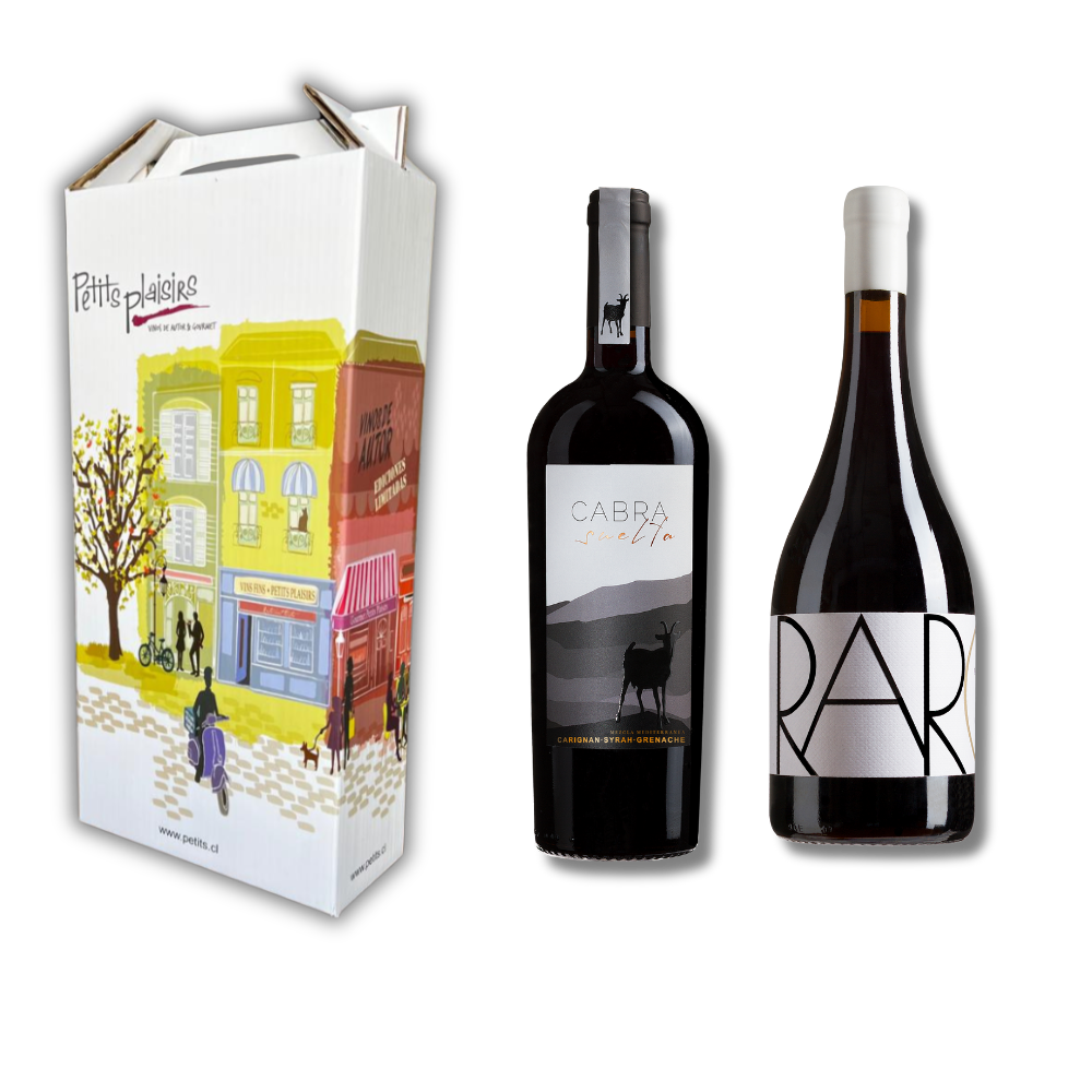 Cabra Suelta y RARO - Caja de regalo 2 bt. (Precio ref. $39.400)