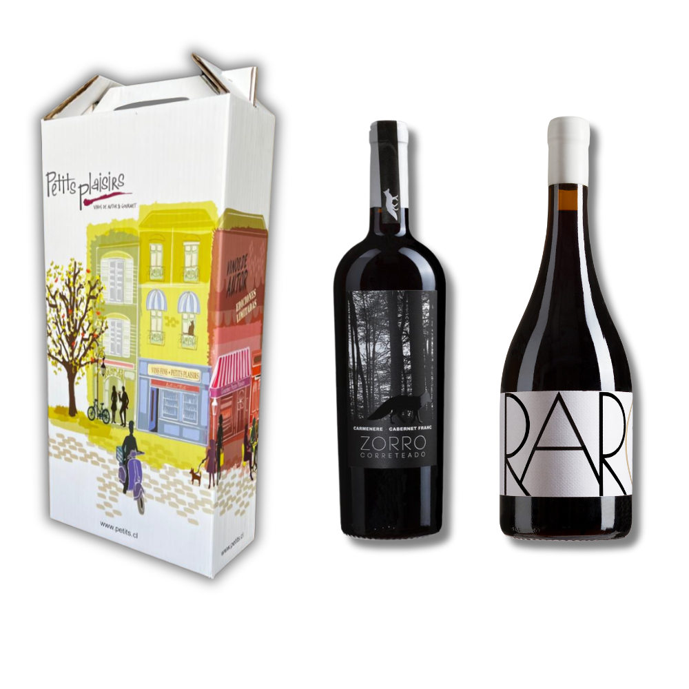 Zorro Correteado y RARO - Caja de regalo 2 bt. (Precio ref. $39.400)