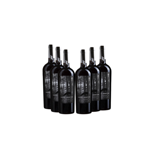 Zorro Correteado 2023 - Carmenére/Cabernet franc. Valle de Colchagua. Caja 6 bt. (Precio ref. $12.900)