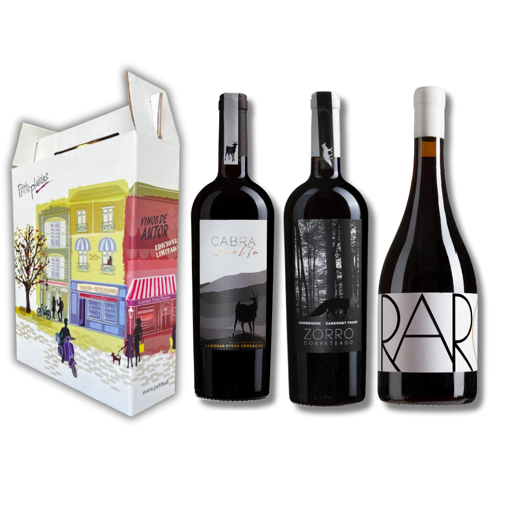 Zorro Correteado, Cabra Suelta y RARO - Caja de regalo 3 bt. (Precio ref. $53.500)
