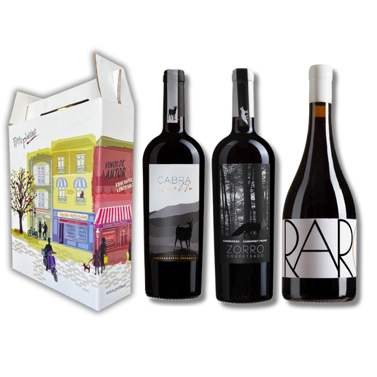 Zorro Correteado, Cabra Suelta y RARO - Caja de regalo 3 bt. (Precio ref. $53.500)