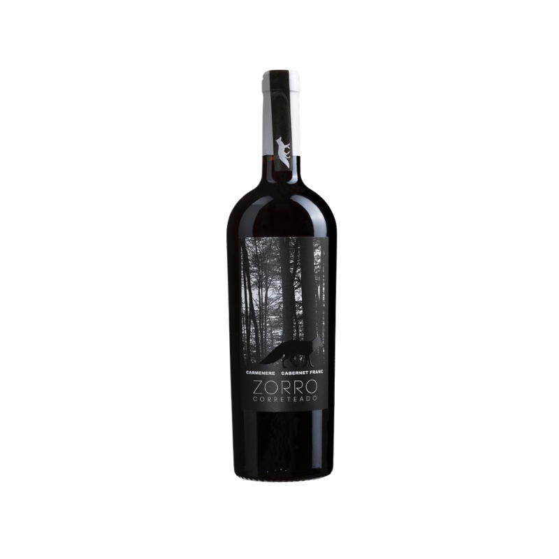 Zorro Correteado 2023 - Carmenére/Cabernet franc. Valle de Colchagua. Caja 6 bt. (Precio ref. $12.900)